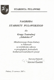 Nagroda Starosty Puawskiego