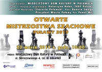 Otwarte Mistrzostwa Szachowe 2019 MDK Puawy