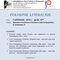 Poudnie Literackie 2018