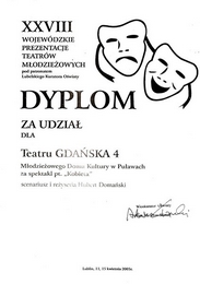 XVIII Wojewdzkie Prezentacje Teatrw Modzieowych - Dyplom