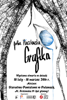 Wystawa grafiki Julii P�aczkowskiej w Starostwo Powiatowe Pu�awy