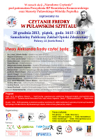 CZYTANIE FREDRY W PU�AWSKIM SZPITALU